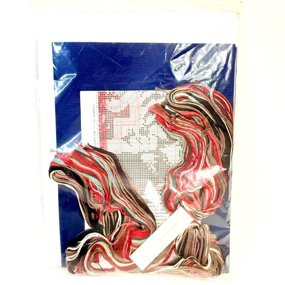 Lesley Anne Ivory Cats Cross Stitch Kit - "Muppet On Indian Carpet" (1997) New - Picture 4 of 5